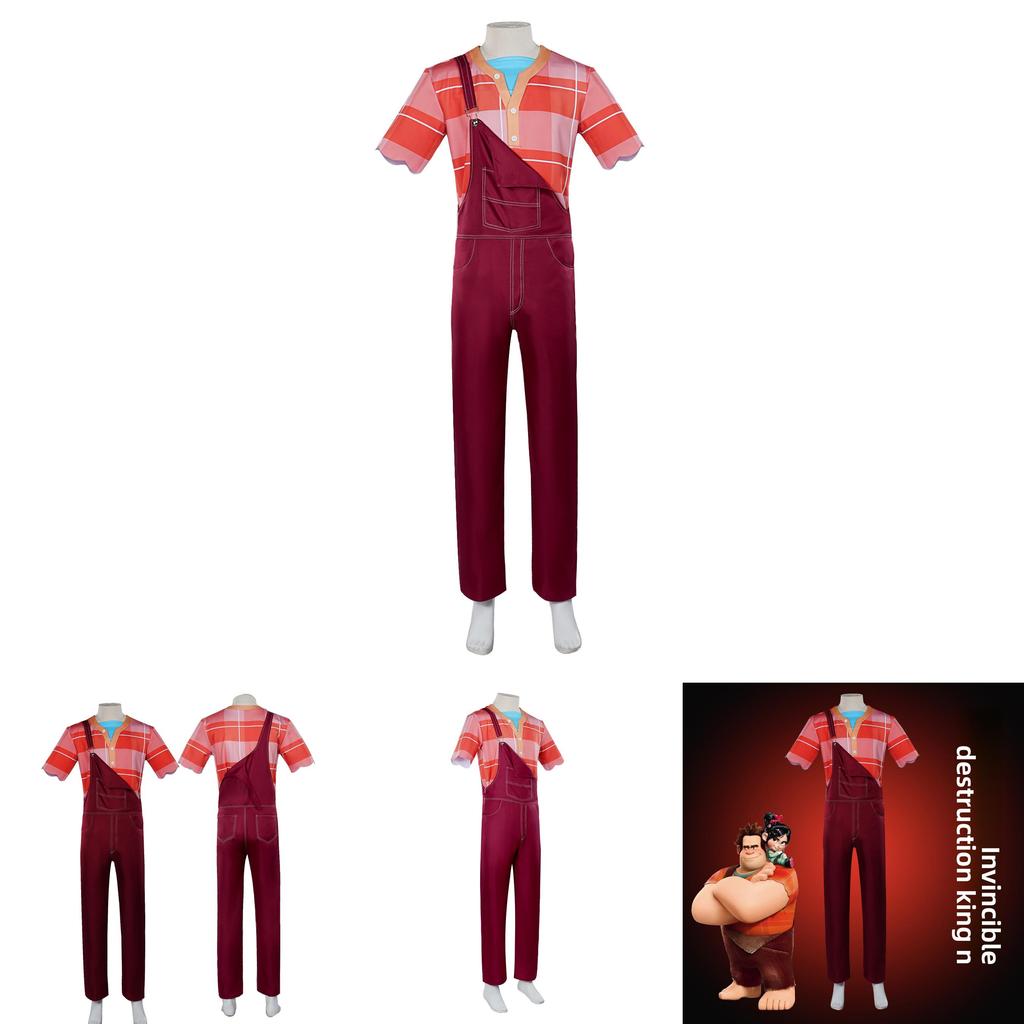 Wreck It Ralph Cosplay Costume With Polyester And Comfortable Wear For Costume Parties And Events