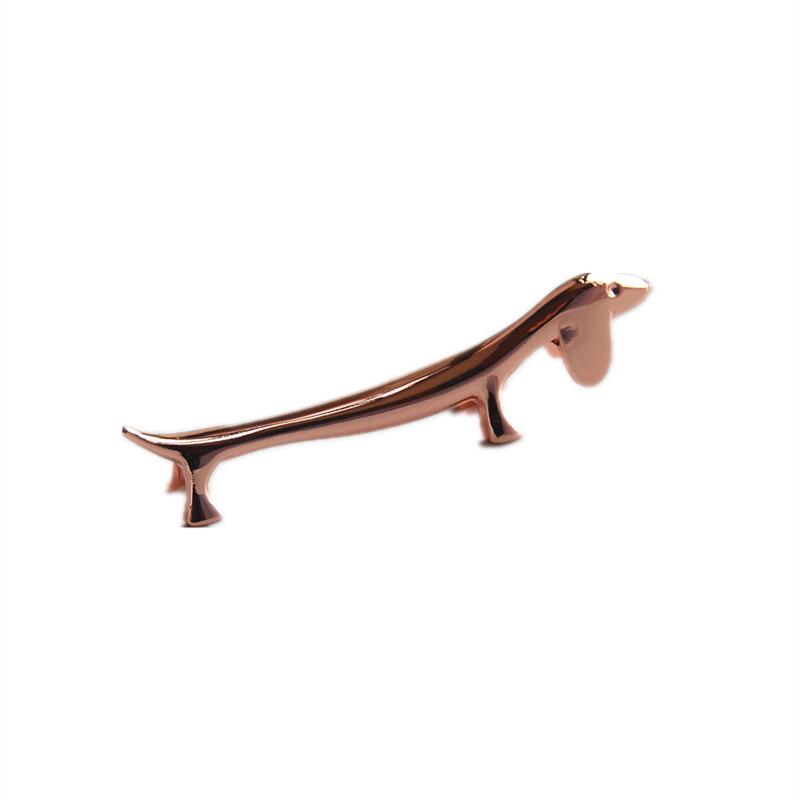 Art Craft Zinc Alloy Cutlery Bracket Holder Silver Cute Tableware Rack Holder Fawn /Little Dog Shape Cutlery Storage