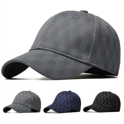 Vollversiegelnde elastische Stoff-Herren-Baseballmützen, Papa-Hüte, Ganzjahres-Baseballmützen für Herren, solide Trucker-Hüte
