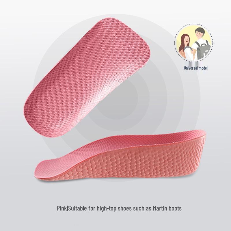 Unisex Unsichtbare Höhenverstärkende Fußgewölbestützende Einlegesohlen für Komfort und Stoßdämpfung
