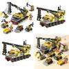 Engineering Vehicle Building Block Toy For Kids With Abs Plastic For Creative Diy Play