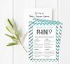 Inkdotpot 50 Sheet Ita    s A Boy Ita    s A Girl If The Price Is Right Baby Shower Game Chevron Gender Reveal Party