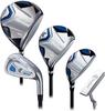 DUNLOP Cleveland GOLF Men's Club Set Package Set 2022 Model (10 Clubs, No Caddy Bag) Steel Right Flex: S Black
