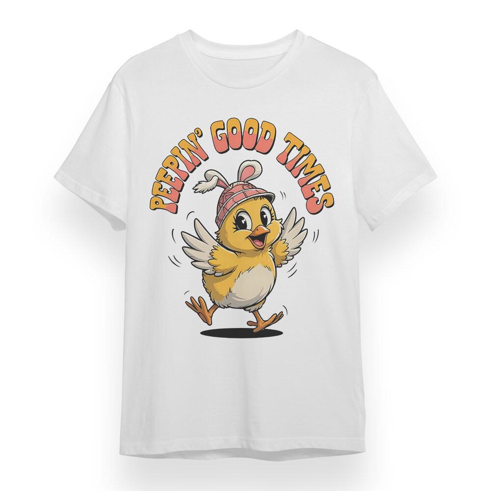 

Men s Oversize T-shirt With Sunny Chick Counts Graphic Unisex 100% Cotton Tee M