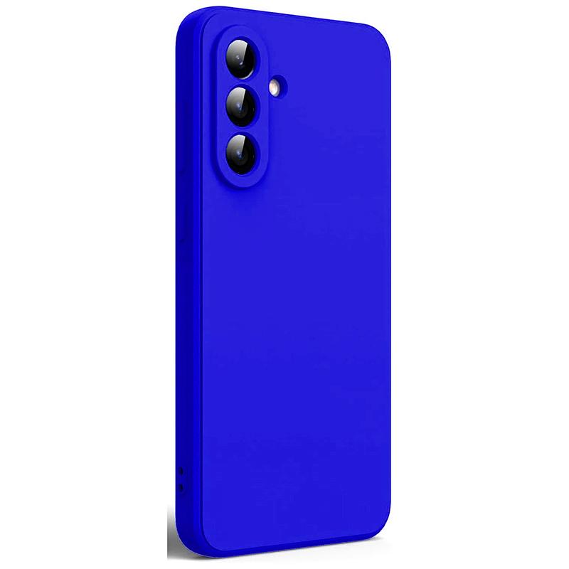 Liquid Silicone Case Full Body Camera Protect Case Cover Silicon Liquid Silicone Case Dark Purple For Samsung Galaxy A56