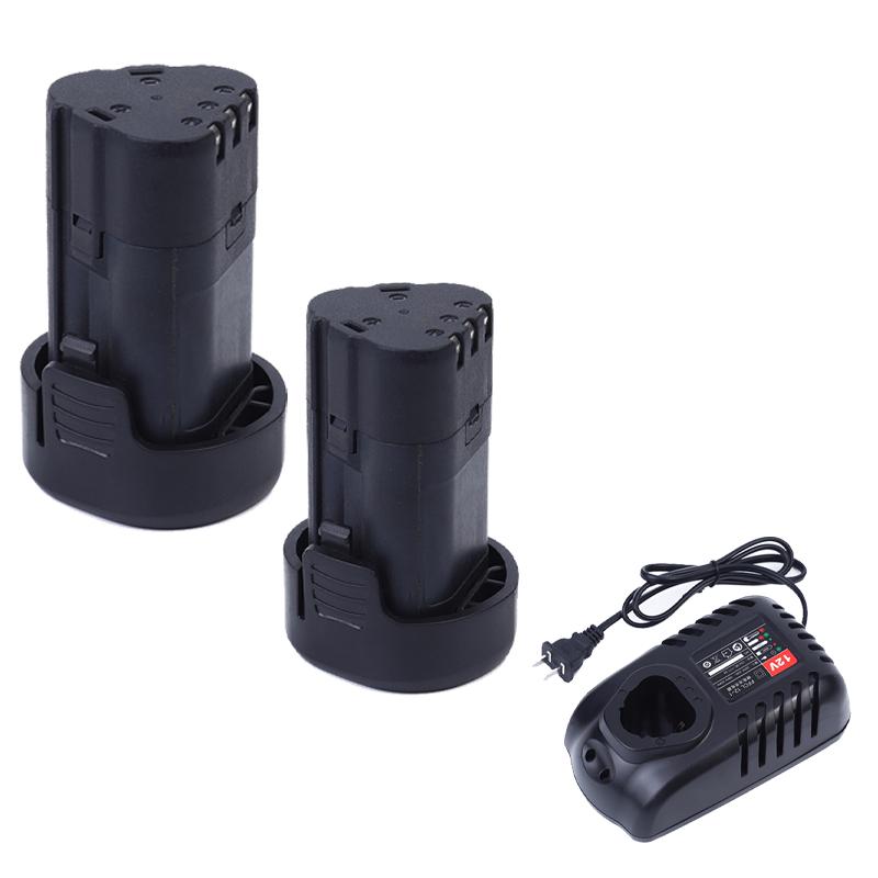 Dongcheng 12V Cordless Drill, Screwdriver & Caulking Gun with LB1215 Battery & Charger
