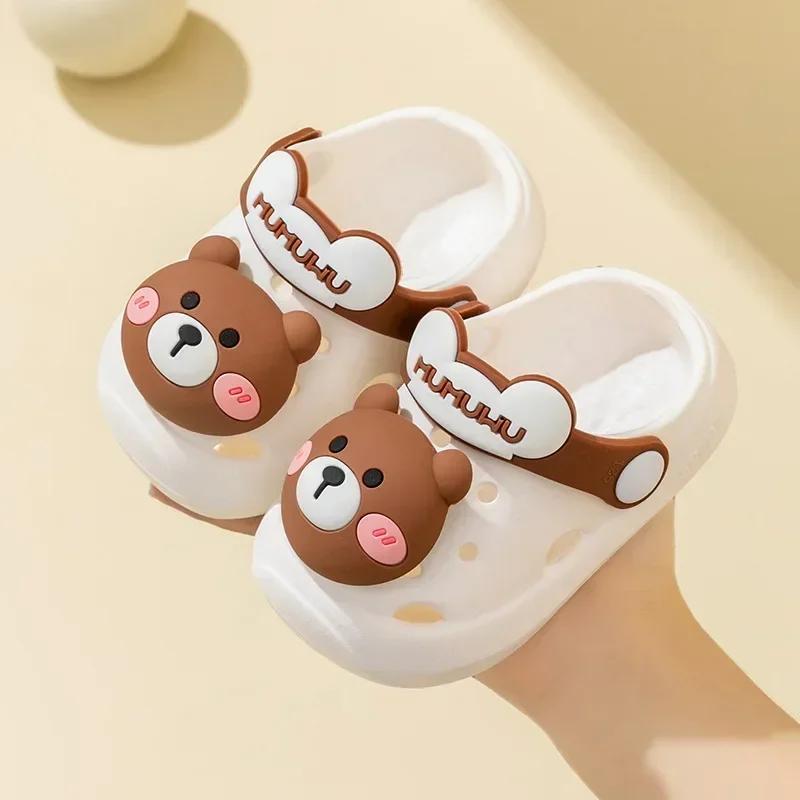 

Flowers Baby Girls Slippers Summer Cute Princess Garden Clogs Shoes for Kids Soft Non Slip EVA Toddler Children Beach Shoes 18-19 indside 12.5CM