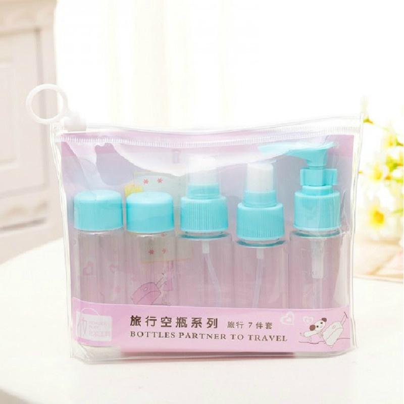 Portable Travel Out of The Lotion Bottle Spray Bottle Hydrating Bottle 7 Sets