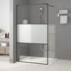 Shower Wall 115x195 Cm ESG Glass Half-frosted