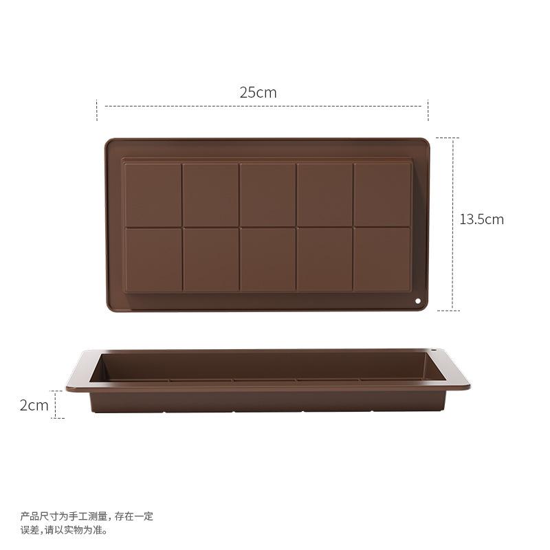 Chocolate Bar Mold Silicone Thick Chocolate Bar Mold Durable Rectangle Pistachio dubai Chocolate Bar Break Apart Candy Molds