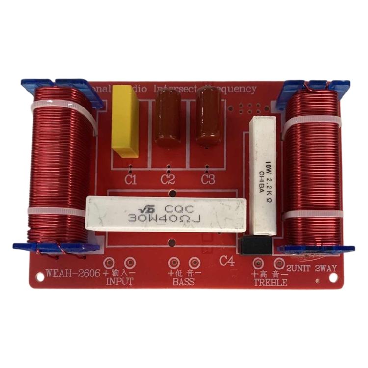 Audio Speaker Frequency Divider Filter Treble Bass 2 Way Crossover Speaker DIY