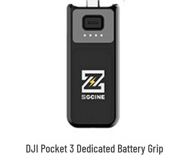 ZGCINE Compact Battery Grip & Power Bank for DJI Osmo Pocket 3