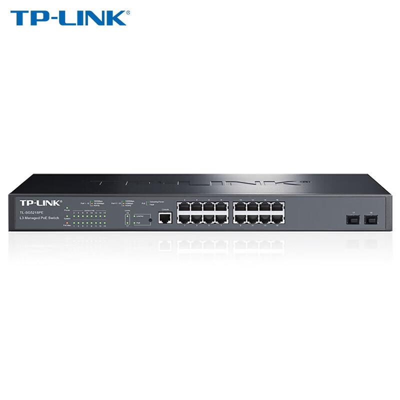 Tp-Link TL-SG5218 16-Port Gigabit Layer 3 Managed Switch CN Plug (adapter Included)