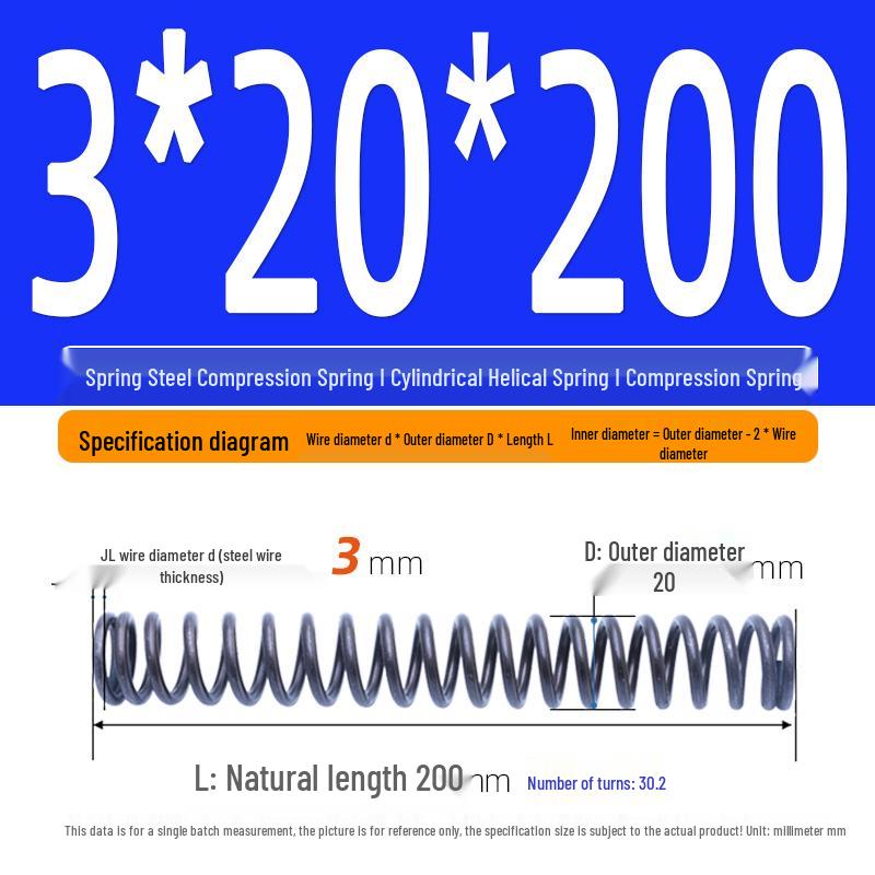 Compression Spring Y-Type Shock Absorbing Coil 3*16/17/18/19/20