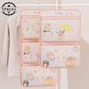 Cute Capybara Wall-mounted Underwear Storage Hanging Bag Foldable Space-saving Clothes Sock Collating Organizer Storage Bags
