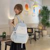 Schoolbagins Korean polka dot schoolbag female junior high school college student lightweight backpack lace decorative versatile campus backpack