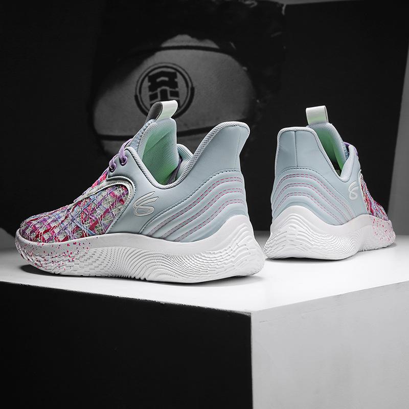 

Новые баскетбольные кроссовки Curry 9 мужские низкие подростковые кроссовки для отскока нескользящие с карбоновой подошвой 45