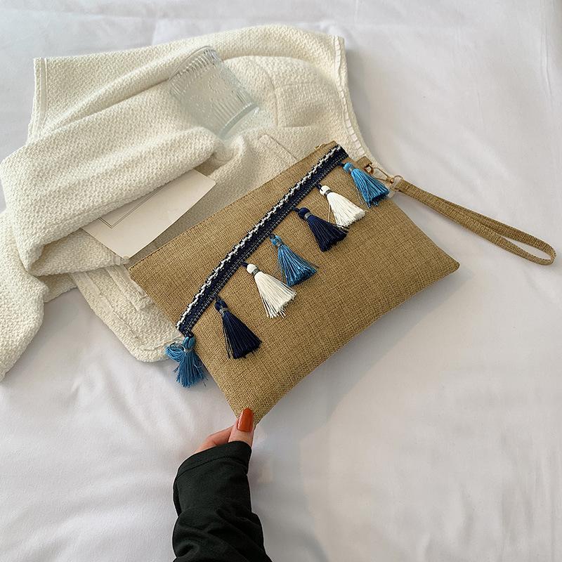 

Сумка Женская Осенняя Новый Модный Тренд Сумка-конверт Простая Повседневная Сумка Тренд Простая Сумка синий