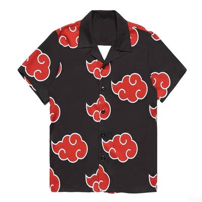 Cross Border New Ninja 3D Printed Summer Men's Short Sleeved Shirt for Foreign Trade