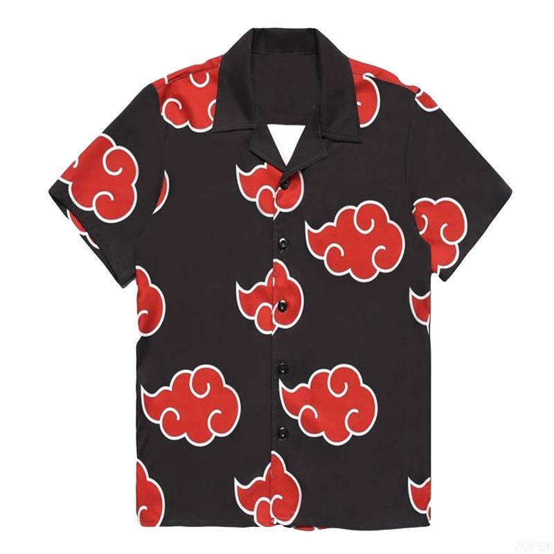 Cross Border New Ninja 3D Printed Summer Men s Short Sleeved Shirt for Foreign Trade 4XL