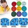 9/18Pcs Math Fidget Spinner Addition Subtraction Division Multiplication Learning Educational Spinner Toy Students Teaching Aid Math Manipulatives