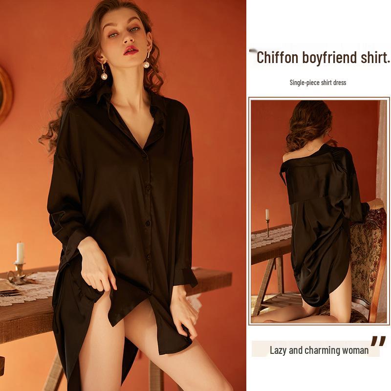 Xianyi Women's Sexy Boyfriend Style Summer Pajamas: Thin, High-End, Plus Size, Wearable Outside.