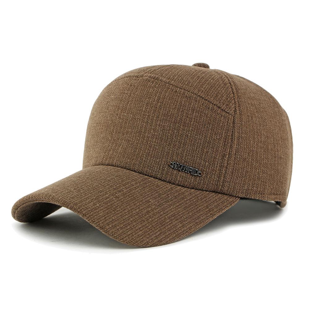 Herbst Winter Mütze Herren Samt Dicke Baseballkappe Warme Ohrenschützerkappe Sonnenhut