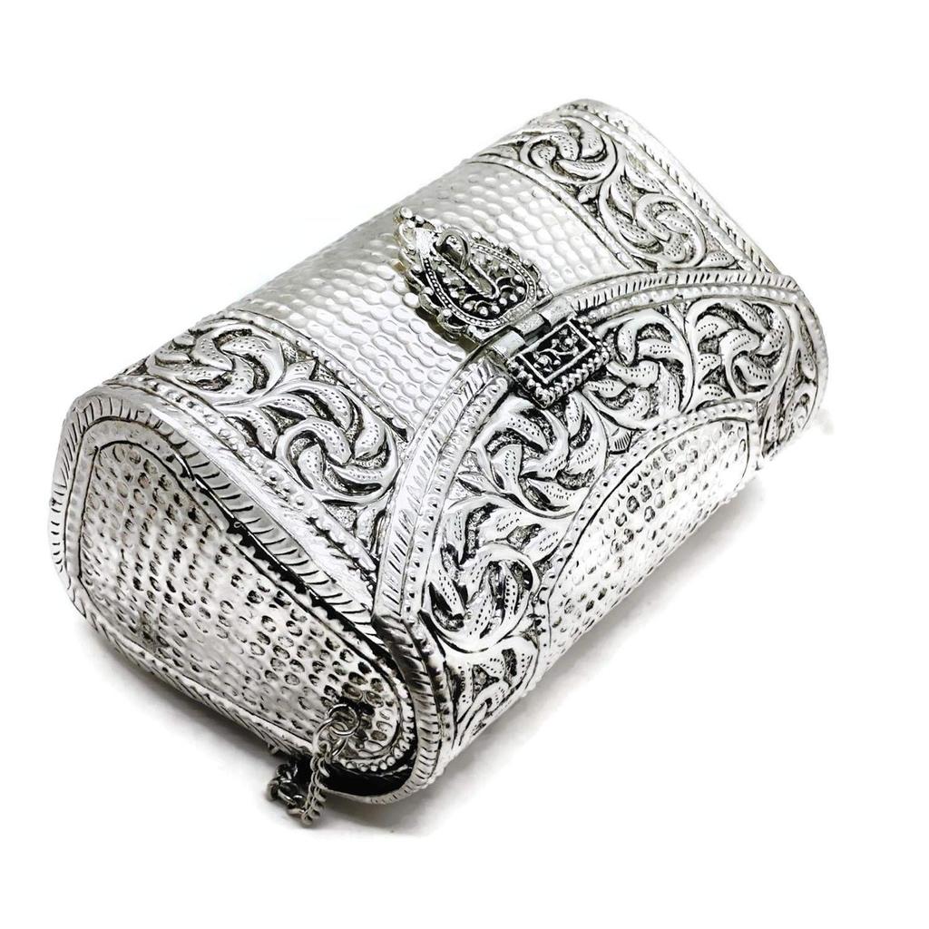 Women Gift Bridal Bag Brass Metal Clutch Sling Bag Indian Ethnic Antique Clutch