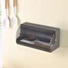 Plastic Wall Mounted Chopstick Storage Box Large Capacity Cutlery Organizer  Bathroom