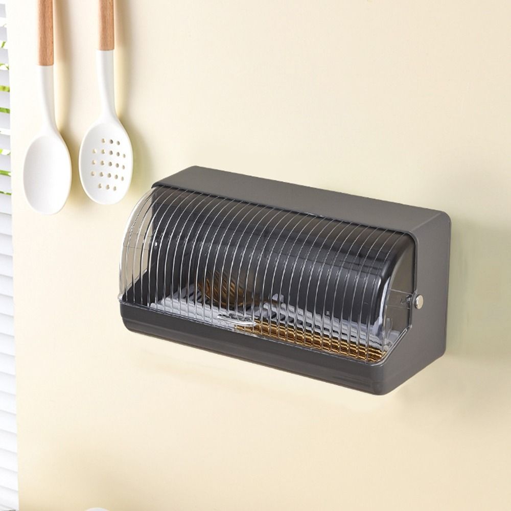 

Plastic Chopstick Spoon Holder Drainable Tableware Storage Holder Cutlery Organizer for Home бежевый