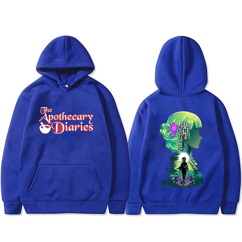 Hot Sale Anime The Apothecary Diaries Maomao Double Sided Printed Hoodie Unisex Clothing Casual Oversized Pullover Hoodies