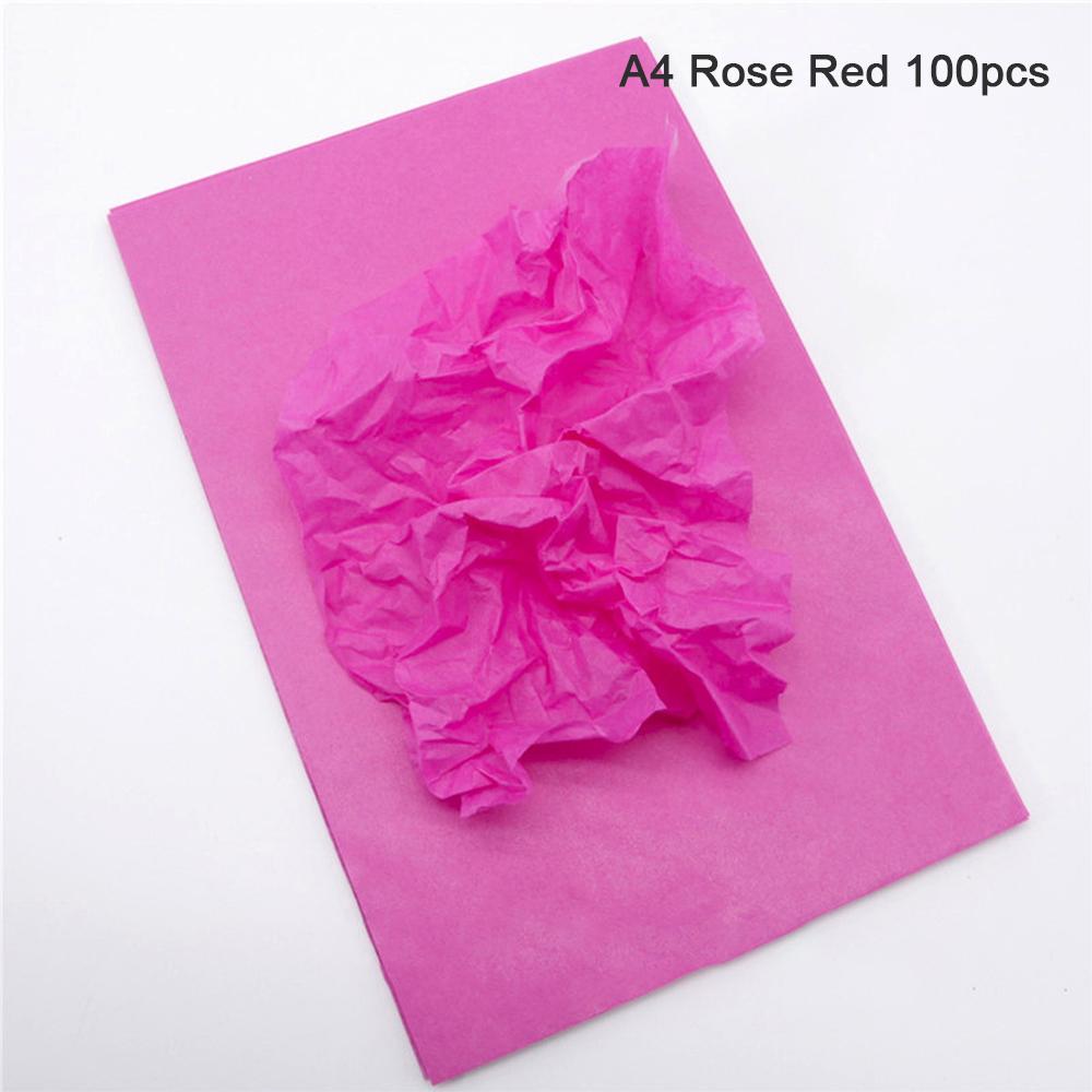 100Pcs Eco-Friendly A4/A5 Translucent Tissue Paper Gift Wrapping for Wine, Clothing, Shoes | Christmas Birthday Party Supplies