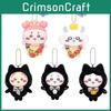 Hachiware Chiikawa Halloween Black Cat Pizza Dress Up Plush Pendant Keychain