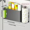 Modern Paper Towel Holder Multi Functional Storage Rack Kitchen Bathroom Laundry Room Practical Household Neat Organizer Supply