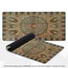 Oriental Mandala Persian Rug XXL Gaming Mouse Pad Non-Slip Rubber Deskmat Overlocked Edge PC Keyboard Desktop Game Table Mats
