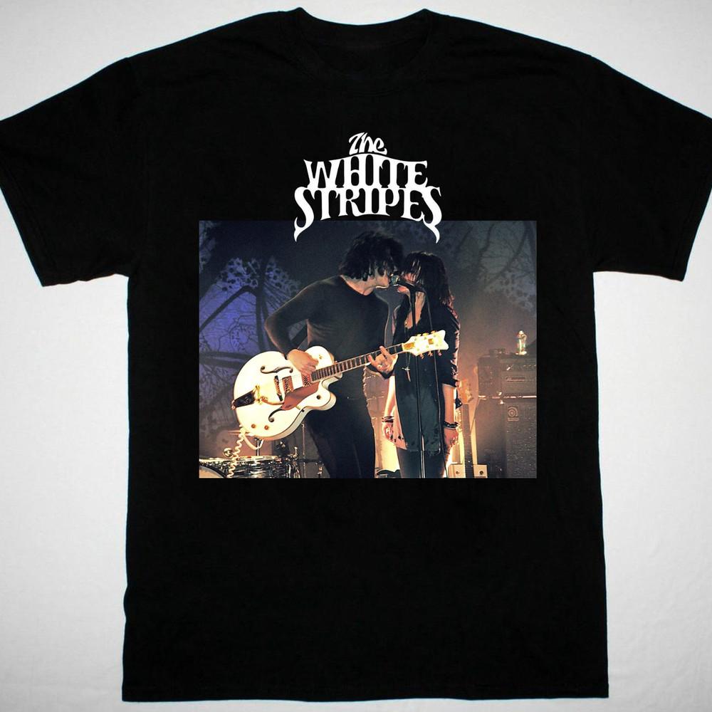 The White Stripes Jack White concert T-shirt Black Tee All Sizes S-5Xl XX244 Unisex T-Shirt XXXL