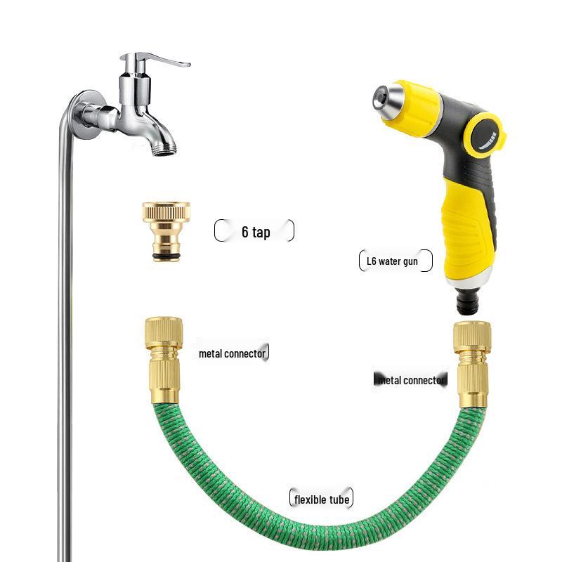 High-Pressure Telescopic Spray Gun for Car & Home Cleaning