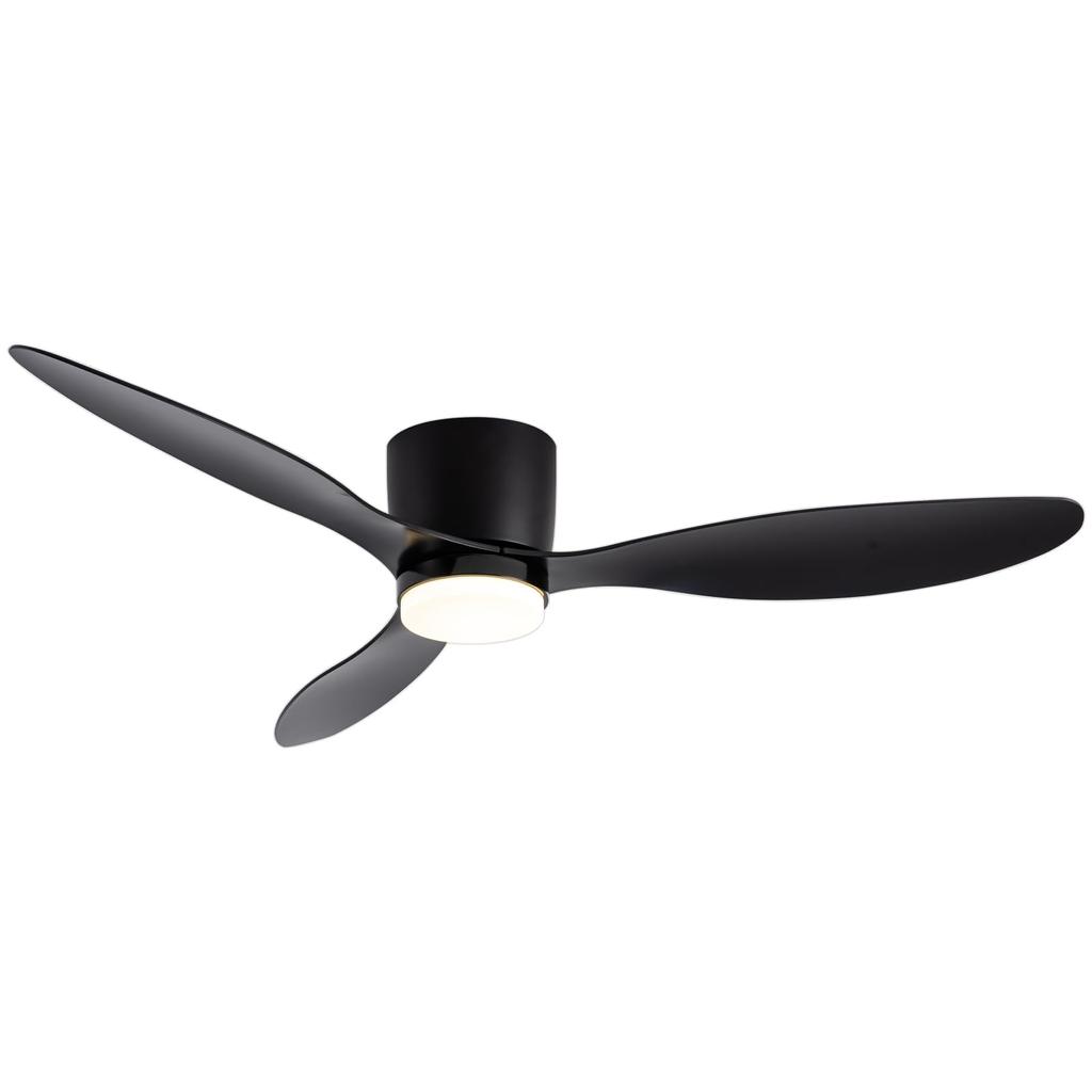 Ceiling Fans With Lights 42/52 Inch Led 3 Color 6 Speeds DC Motor Fans Remote Control Low Floor Decorative Fans With Lighting