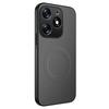 Carbon Fiber Pattern PU Leather Silicone Phone Case For Tecno Spark Go 2024 POP 8 Magnet Wireless Charging Soft Back Cover Cases