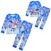 Children's Fashion Suit Skirt Round Neck Long Sleeve Top Pants