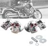venveal Skull License Plate Bolts, Universal License Plate Fastener Screw Caps for Motorcycle Chopper