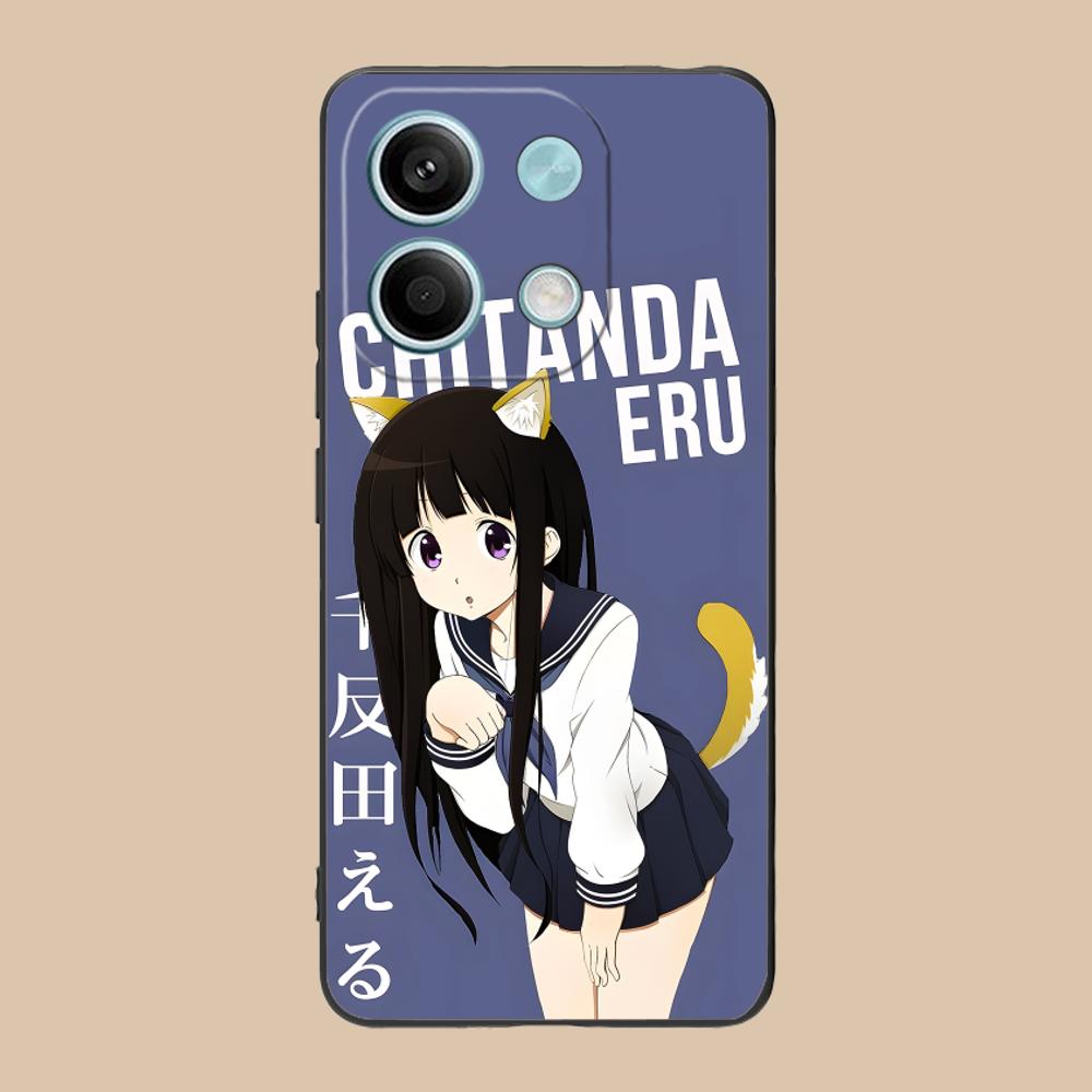 

Hyouka Chitanda Matte TPU Mobile Phone Case for POCO F8 F7 F6 F5 F4 F3 F2 Pro GT C75 C71 C65 C61 C40 Pro Ultra Colorful Cover Poco C40