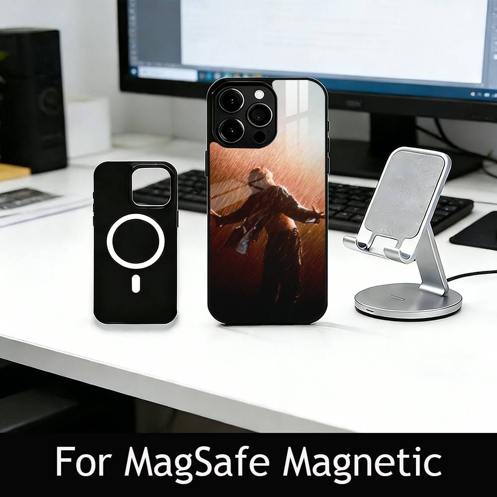 S-Shawshank A-Andi Phone Case For iPhone17,16,15,14,13,12,11 Plus,Pro Magnetic For Magsafe Wireless Charging