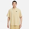 Nike Solid Color Casual Breathable Short Sleeve Polo Shirt Men Tops Yellow DX0740-783