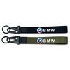ZBIF1 Car Styling Nylon Keychain Embroidery Anti-loss Keyring For BMW F30 F10 E90 F20 E46 E60 E92 E91 E28 X3 X1 X2 E70 E39 E36 E87 X7
