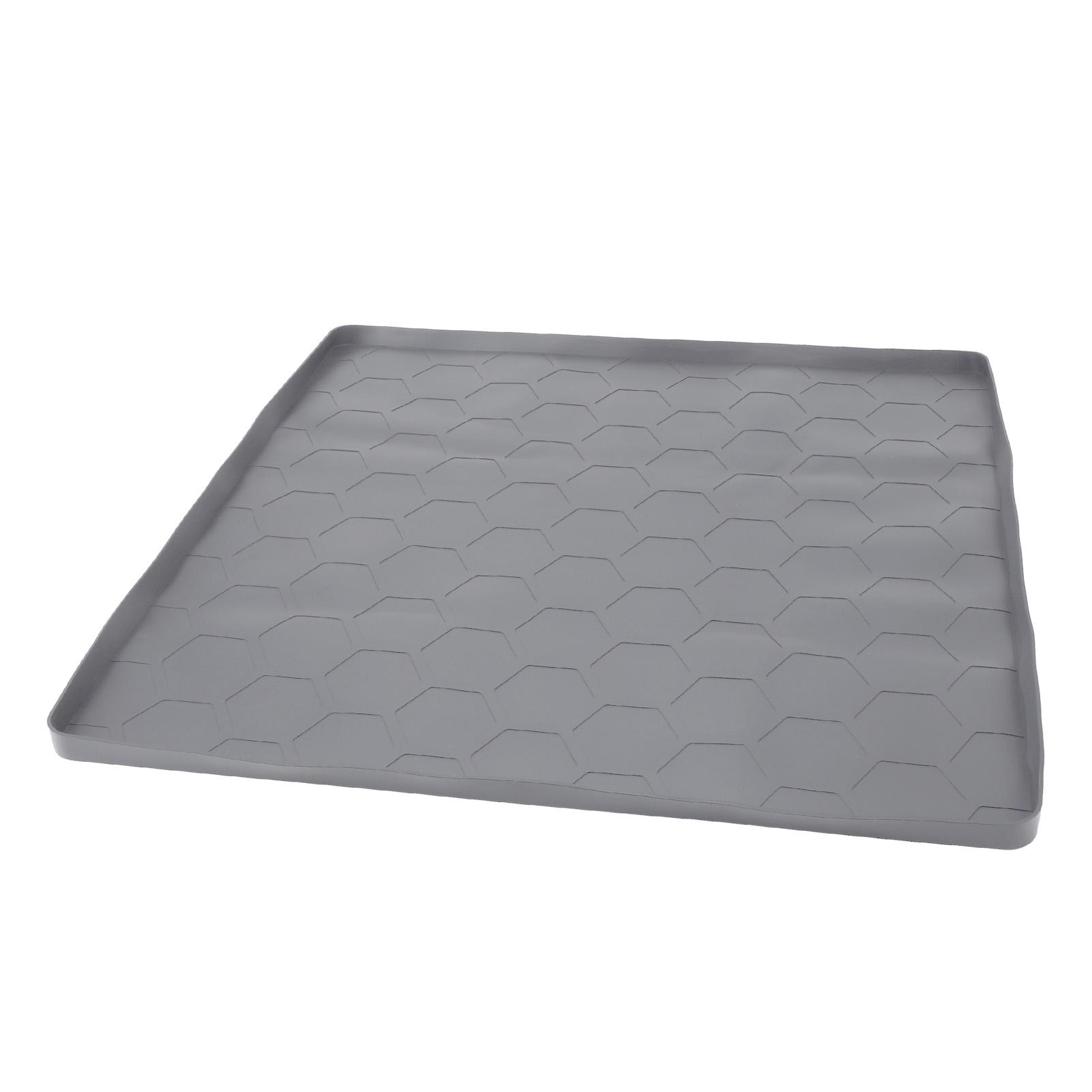 

Fridge Silicone Mat Professional Scratch Resistance Leakage Proof Under Washing Machine Mat for Washing Machine Dryer Refrigerator