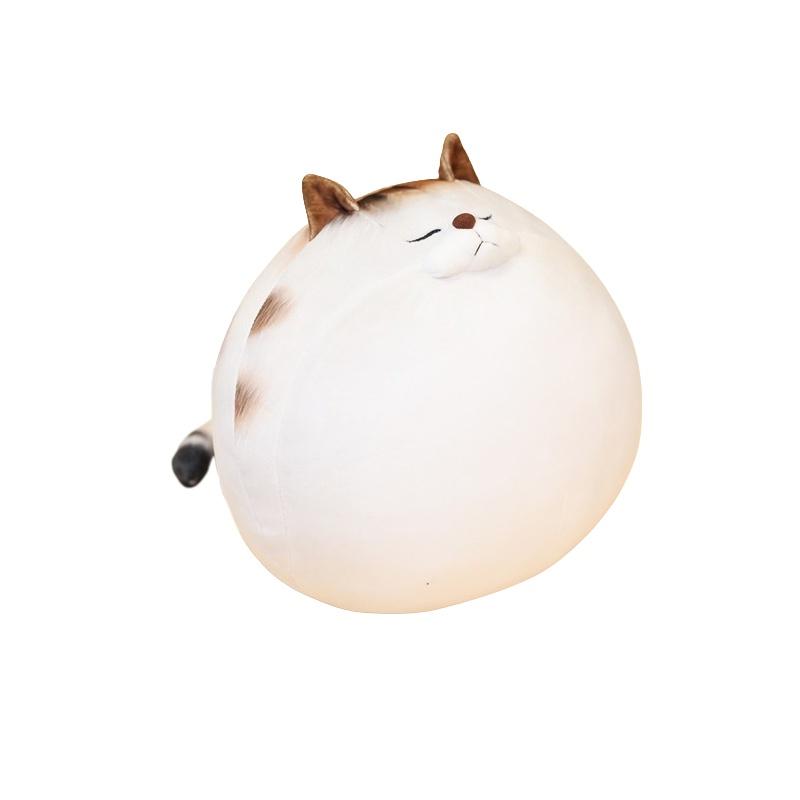 Big Huggable Cat Plushie For Bedtime Cuddles With Realistic Design And Smooth Stitching