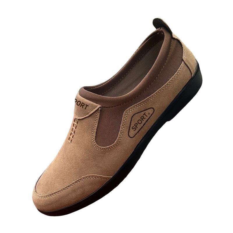 Autumn new Doudou shoes men's soft-soled lightweight lazy shoes fashionable versatile driving shoes