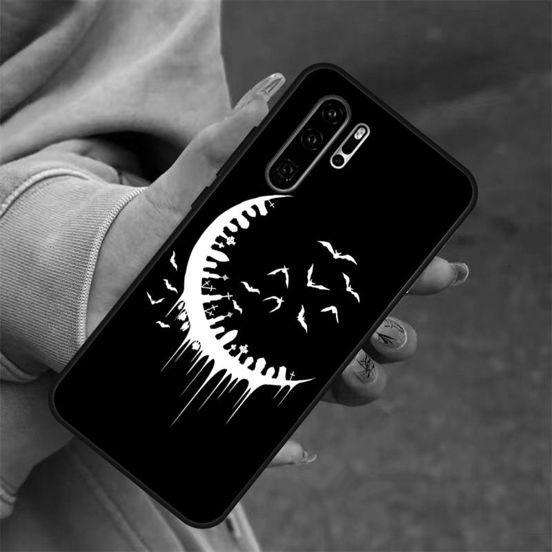 Goth Vampire Bat Gothic Fall Für Huawei Nova 10 SE 9 11 11i 8i 3i 5T Y60 Y70 Y90 Y61 y91 P20 P30 Pro P40 Lite Abdeckung