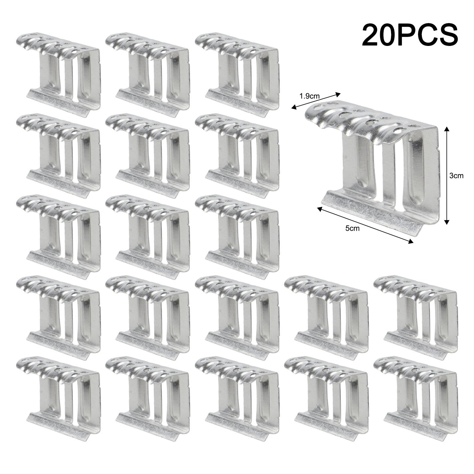 

For Solar Panel Installations Aluminum Alloy Clip Multi-environment Drainage Clamp Silver Aluminum Alloy Material